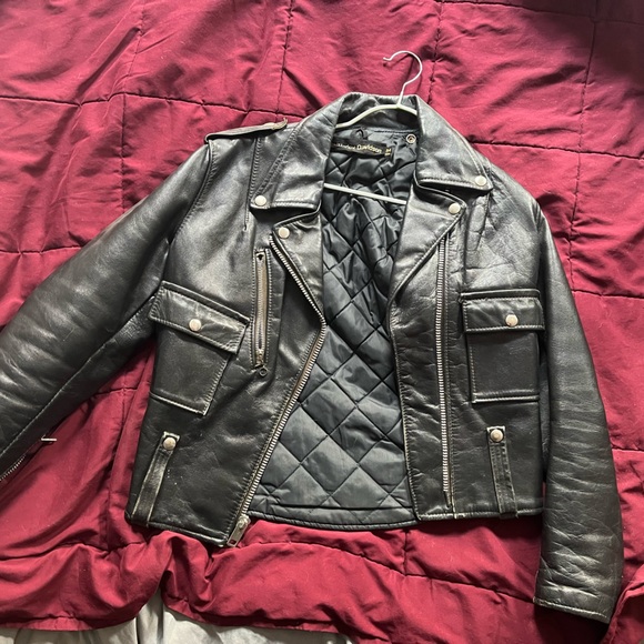 Vintage 70s AMF Harley Davidson Leather Jacket - Picture 1 of 6